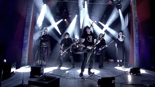 GHOST Frontman PAPA EMERITUS Joins KREATOR For “Satan Is Real” Performance On German TV; Video