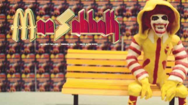 MAC SABBATH Battles Rival Fast Food Mascots In Claymation Music Video For "Pair-A-Buns"