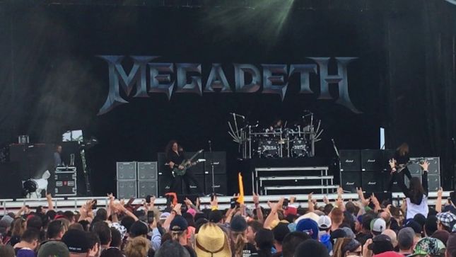MEGADETH - Fan-Filmed Video From Montebello, Quebec Show Posted 