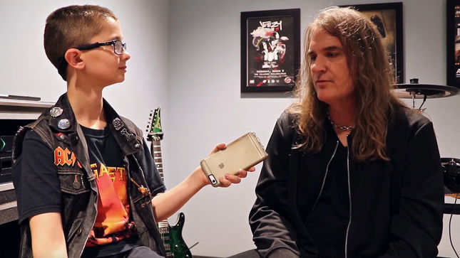 MEGADETH Bassist DAVID ELLEFSON Dressed Up As GHOST’s A Nameless Ghoul For Halloween - “I Sat Out In My Driveway And Scared People”; Little Punk People Video Interview Streaming