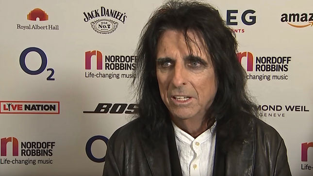 ALICE COOPER - “I Haven't Had A Drink In 35 Years, I'm Probably Still Legally Drunk”; Video