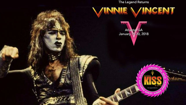 VINNIE VINCENT Announced As Featured Guest For Atlanta KISS Expo 2018