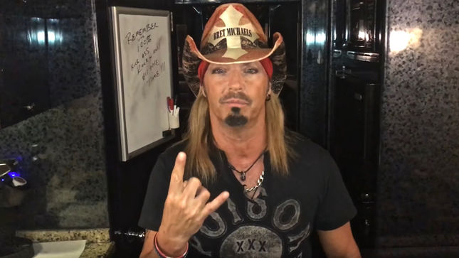 BRET MICHAELS Pledges Financial Assistance To Victims Of Hurricane Harvey; Video Message Streaming