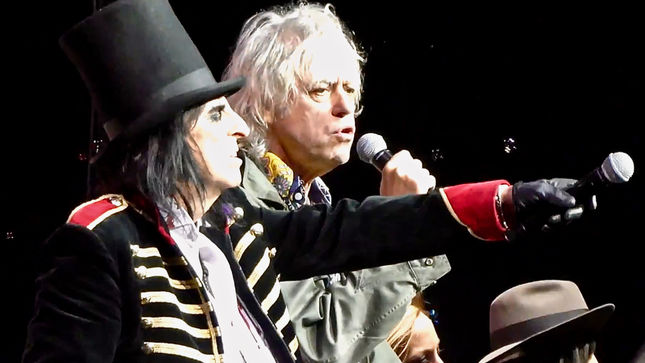 ALICE COOPER Performs "School's Out" With BOB GELDOF In Perth; Video 