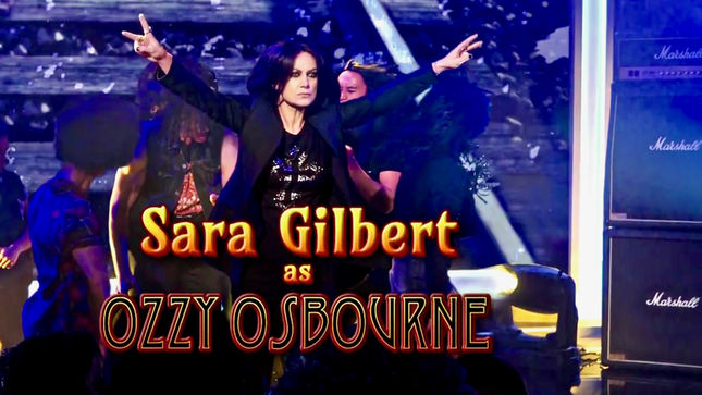 The Talk’s SARA GILBERT Performs As OZZY OSBOURNE; Ozzy Makes Surprise Appearance