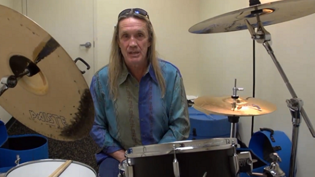 IRON MAIDEN Drummer NICKO MCBRAIN - "Going To Dust Off Me Golf Clubs, Go Out And Have A Knock"; Video