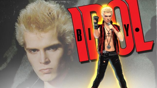 BILLY IDOL - Limited Edition Rock Iconz Statue Available For Pre-Order