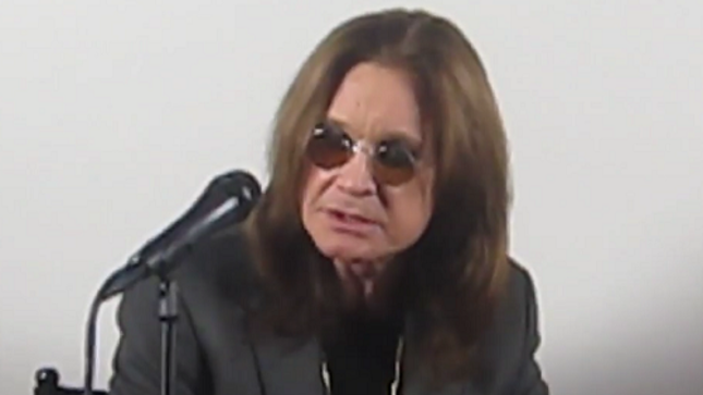 OZZY OSBOURNE - Video Footage From No More Tours 2 Press Conference