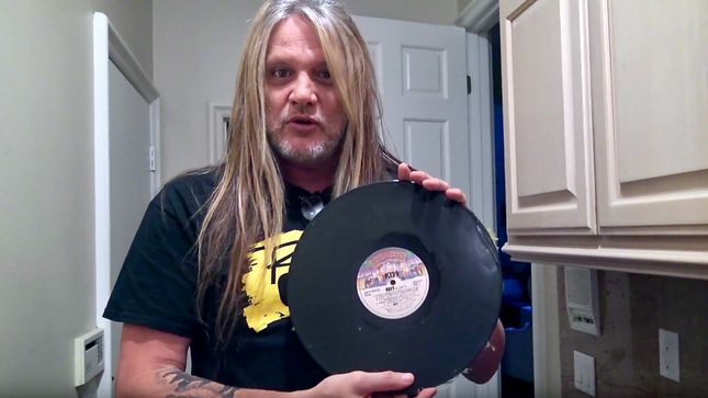 SEBASTIAN BACH - "Today's Lesson Is How To Clean Records That Have Been Destroyed In A Hurricane"; New Video Update Posted