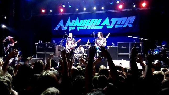 ANNIHILATOR - Fan-Filmed Video Of Entire Moscow Show Posted