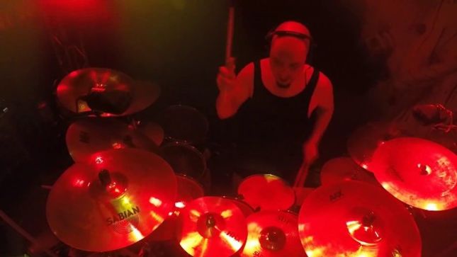 CRADLE OF FILTH Drummer MARTIN "MARTHUS" SKAROUPKA Posts "You Will Know The Lion By His Claw" Live Drum Cam Footage