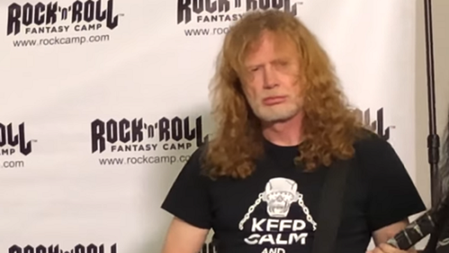 DAVE MUSTAINE Performs "Symphony Of Destruction" At Rock 'N' Roll Fantasy Camp; Fan-Filmed Video