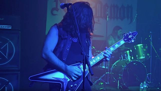 NIGHT DEMON To Release Triple Live Album Live Darkness In August; "Evil Like A Knife" Live Video Featuring MIDNIGHT's Athenar Streaming