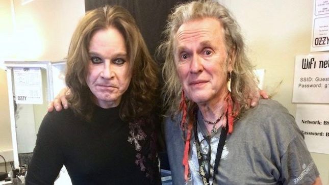 BERNIE TORMÉ Reconnects With OZZY OSBOURNE At Sweden Rock Festival - "It Was Like Meeting Up With A Very Old Friend, Like No Time Had Passed"