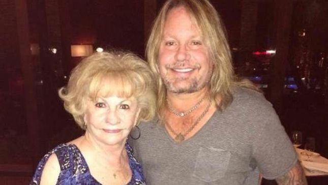 VINCE NEIL's Mother Loses Battle With Cancer - "She'll Be Missed By Me And Hundreds Of Others; A True Love Of My Life"