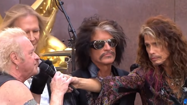 Video Of AEROSMITH On The Today Show Announcing Vegas Residency
