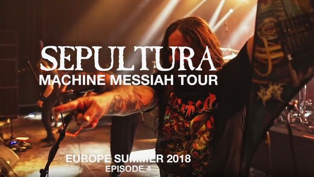 SEPULTURA Release European Summer Tour Recap Video #4