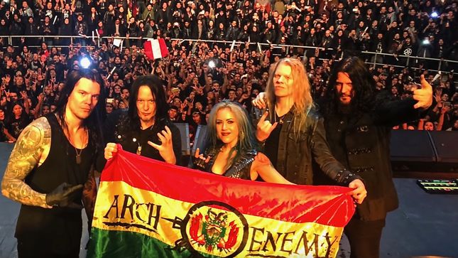 ARCH ENEMY Live In Bolivia; Recap Video Streaming