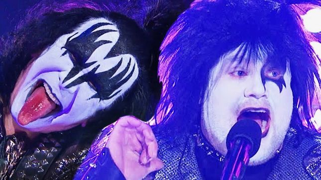 JAMES CORDEN Joins KISS For New Take On "Rock And Roll All Nite"; Video