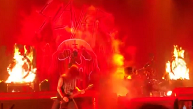 SLAYER - Fan-Filmed Footage Of First Show With Guitarist PHIL DEMMEL