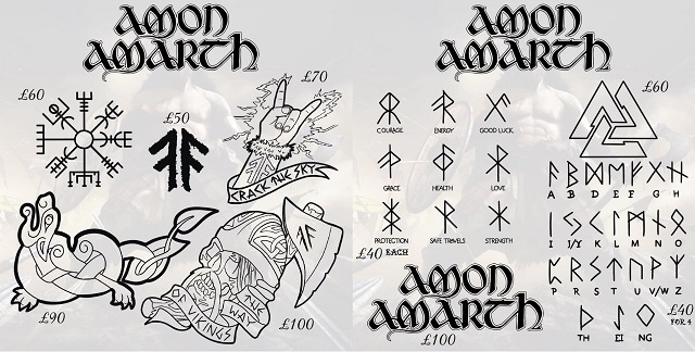 Amon Amarth announce official tattoo popup studio for UK shows  The Metal  Report