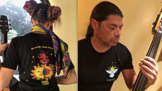 METALLICA Bassist's Wife CHLOE TRUJILLO And Musicians Without Borders Launch Limited Edition T-Shirt In Support Of 20 Years Of Music Making And Peace-Building