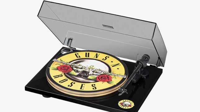 GUNS N' ROSES Turntable Available In The UK Next Month From Pro-Ject Audio Systems