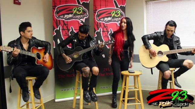 NEW YEARS DAY Perform PANTERA's "Fucking Hostile" Live Acoustic (Video)