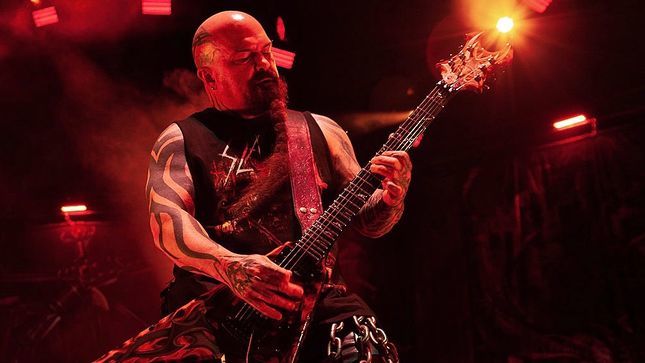 SLAYER Meets KATRINA & THE WAVES In "Chemical Warfare (Don't It Feel Good?)" Mash-Up... Featuring JOE SATRIANI (Video)