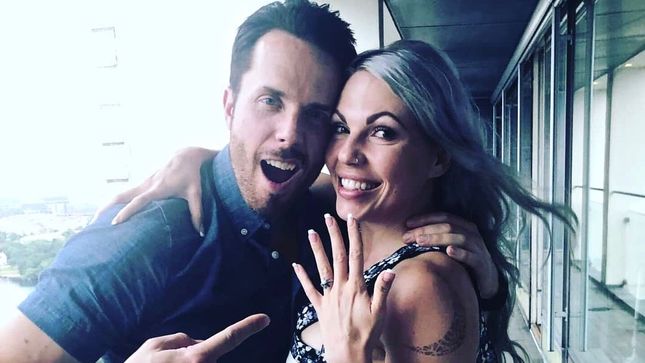 KAMELOT And KOBRA AND THE LOTUS Vocalists Announce Their Engagement; Photos