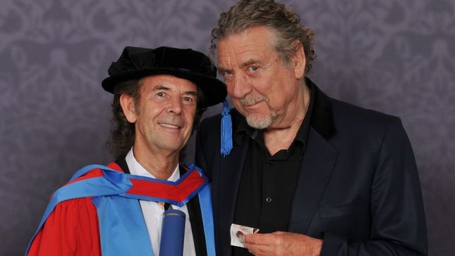 ROBERT PLANT Attends University Graduation For Famed Music Agent, Collects Payment For Gig Over 40 Years Ago
