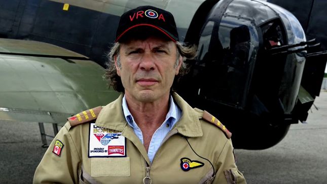Iron Maiden Frontman Bruce Dickinson Takes Flight In Avro Lancaster At