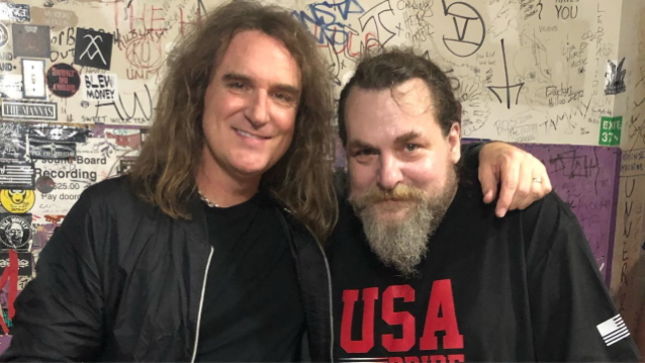 DAVID ELLEFSON Jams On Stage With Former MEGADETH Drummer CHUCK BEHLER For The First Time In Over 30 Years (Video)