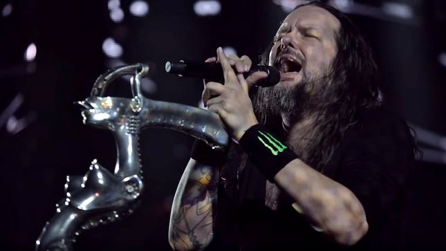 KORN Debut Official Live Video For "You'll Never Find Me"