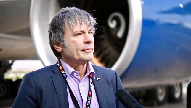 BRUCE DICKINSON Talks Improvements To Caerdav Aircraft Maintenance Company (Video)