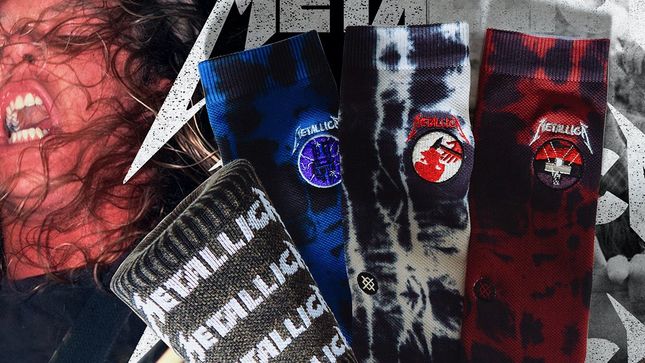 METALLICA Launch Collaboration With Sock Icons Stance