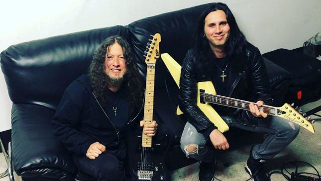 FIREWIND's GUS G. Posts "Guitar Hangs" Video Featuring QUEENSRŸCHE's MICHAEL WILTON