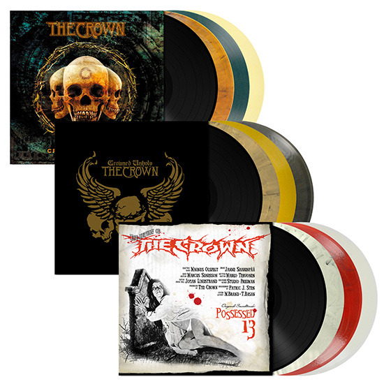 THE CROWN – Vinyl Reissues For Crowned In Terror, Crowned Unholy ...