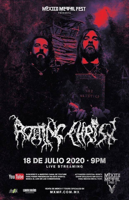 ROTTING CHRIST - Studio Live Stream For Mexico Metal Fest Available ...