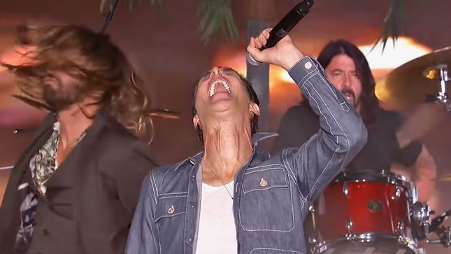 TAYLOR HAWKINS & THE COATTAIL RIDERS Perform On Jimmy Kimmel Live! With Special Guests PERRY FARRELL, DAVE GROHL; Video