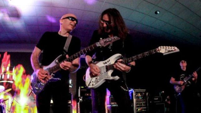 STEVE VAI, JOE SATRIANI, GEOFF TATE And CHRIS POLAND Perform BLACK SABBATH's "Paranoid" At Metal Hall Of Fame 2020 (Video)