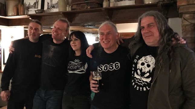 BOLT THROWER - Reclusive Members Gather For Annual Birthday Celebration Of Late Drummer MARTIN “KIDDIE” KEARNS; Photos