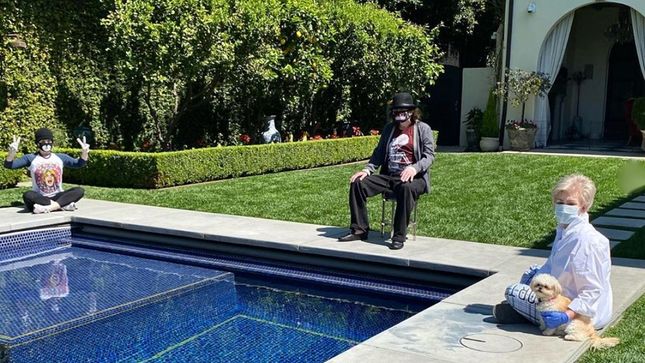 OZZY And SHARON OSBOURNE Back In Los Angeles; "They Are Doing Well And Are Safe And Sound For Now," Says KELLY OSBOURNE