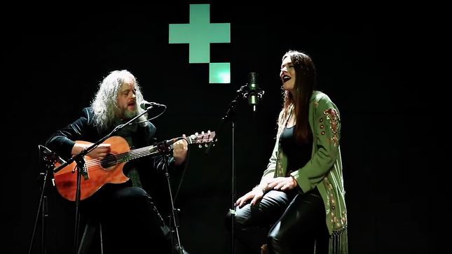 NIGHTWISH's FLOOR JANSEN And TROY DONOCKLEY Perform Acoustic Version Of "How's The Heart?" For Planet Rock (Video)