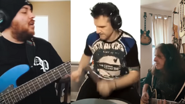 ANTHRAX Drummer, TESTAMENT Guitarist And SUICIDAL TENDENCIES Bassist Cover RUSH Classic "La Villa Strangiato" During Self-Isolation (Video)