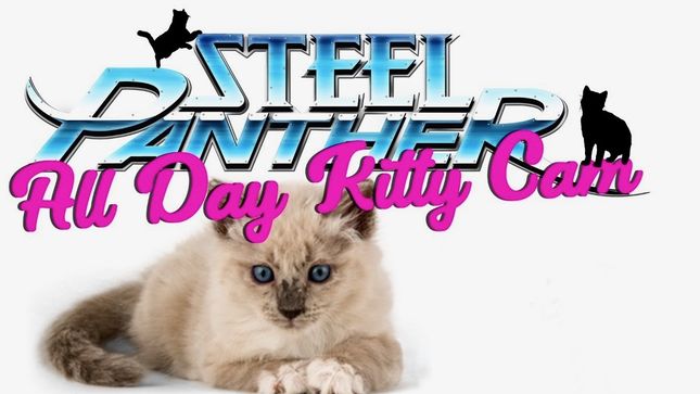 STEEL PANTHER Launches All Day Kitty Cam For #GivingTuesdayNow In Support Of Heavenly Pets Animal Rescue