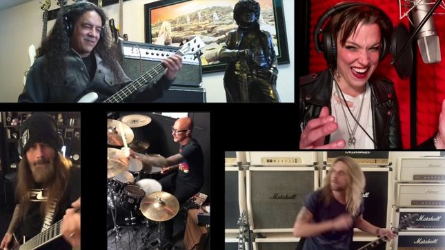 PHIL DEMMEL Enlists Members Of JUDAS PRIEST, SACRED REICH, ALICE IN CHAINS, HALESTORM For Collab-A-Jam #1: THIN LIZZY's "Bad Reputation"; Video