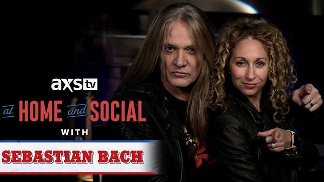 SEBASTIAN BACH Featured In New Episode Of AXS TV's "At Home And Social"; Video