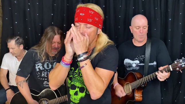 BRET MICHAELS BAND Performs "Your Mama Don't Dance" For Music Monday; Video