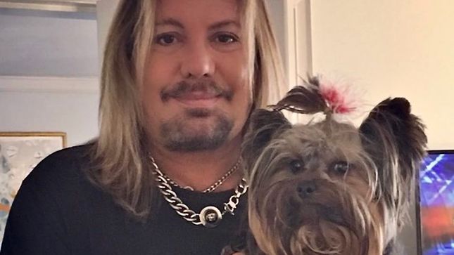 VINCE NEIL Mourns Passing Of Beloved Yorkshire Terrier - "She Had A Beautiful Life And A Horrific Sudden End"